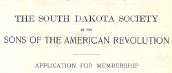 SD Sons of the American Revolution